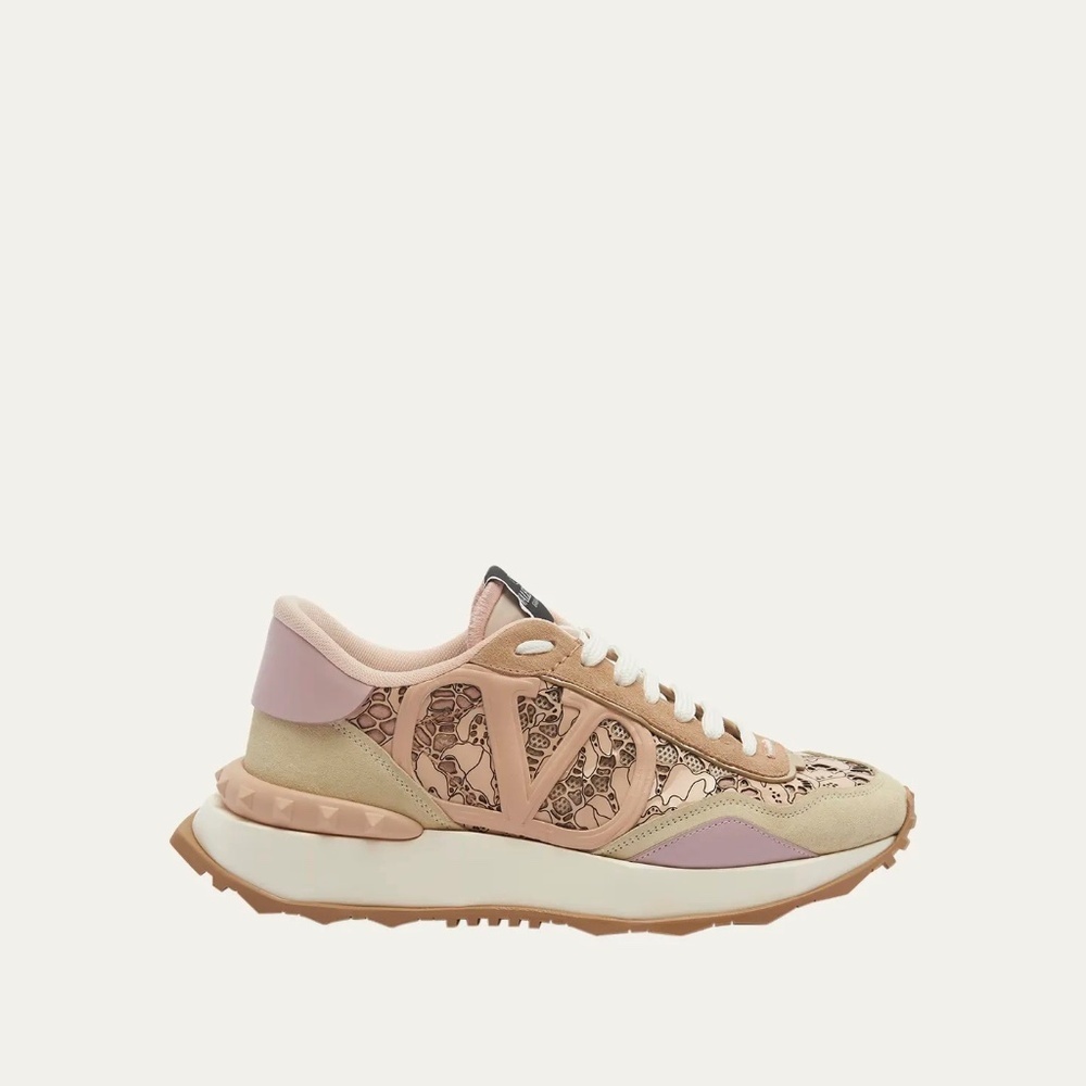 VALENTINO GARAVANI Lace Vlogo Runner Sneakers